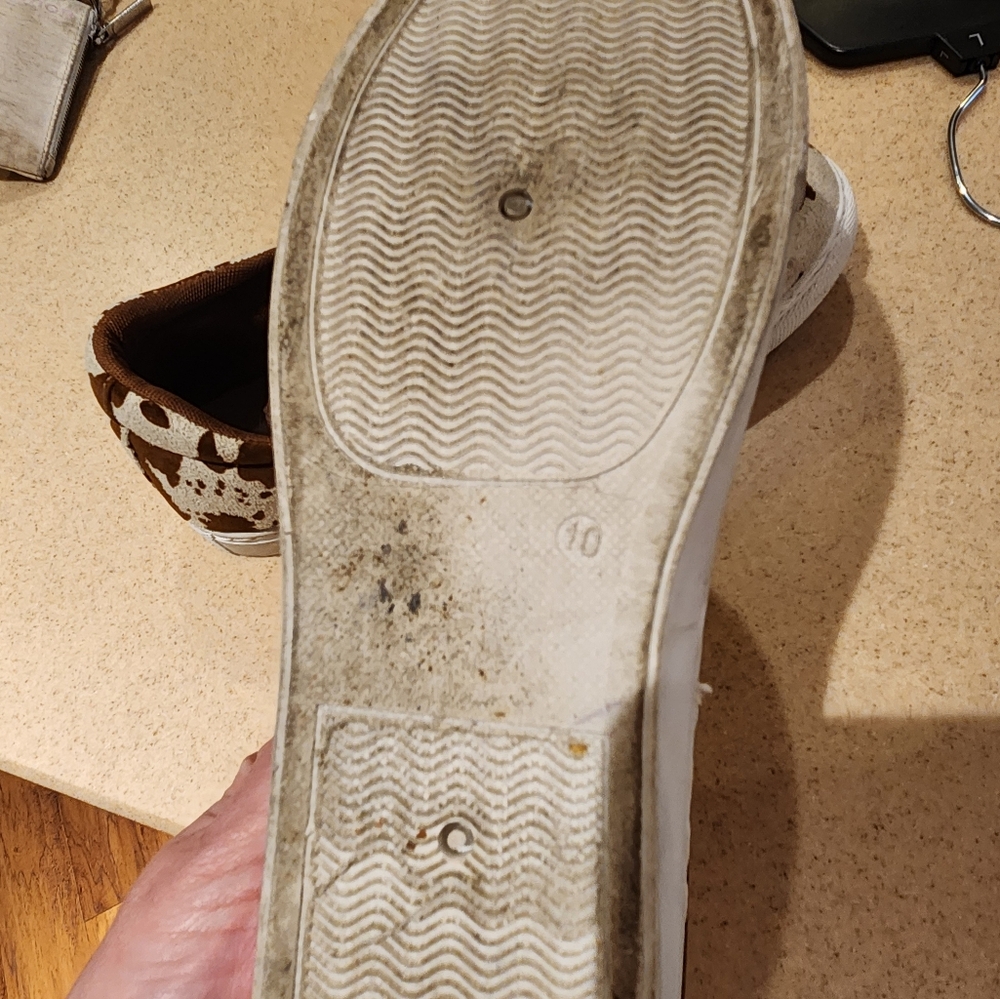 Womens cow print loafers - Picture 4 of 4